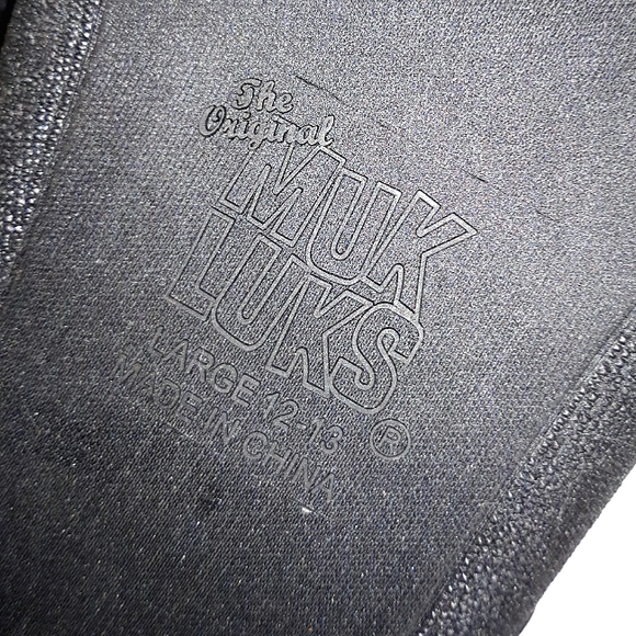 NWT Men's MUK LUKS Slip On Moccasins House Shoes - Picture 3 of 12